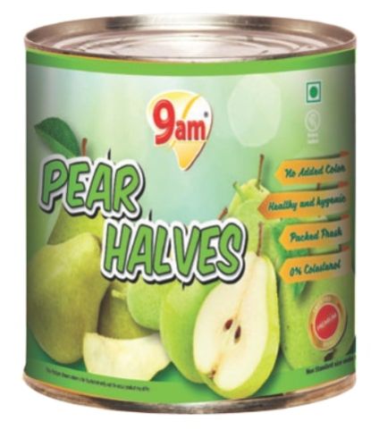 9am Canned Pear Halves for Human Consumption