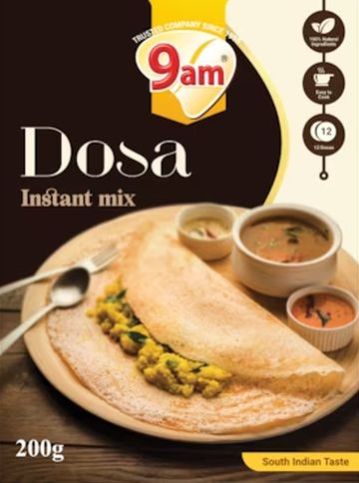 9am Dosa Instant Mix, Certification : FSSAI