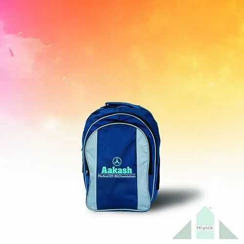 HI-PICK Printed Polyester Aakash Customized College Backpack, Size : 18X11.5X6.5