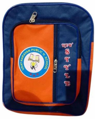 Orange & Blue Kids School Bag