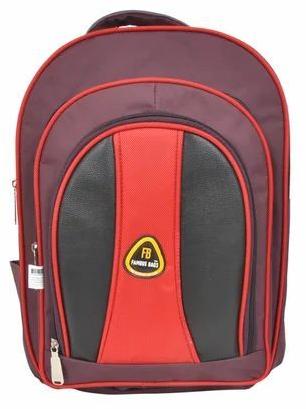 Plain Unisex Waterproof School Bag