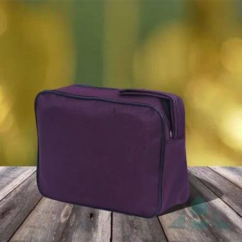 HI-PICK Polyester Purple Customized Lunch Bag, Feature : Water Proof, Fine Quality, Easy Wash