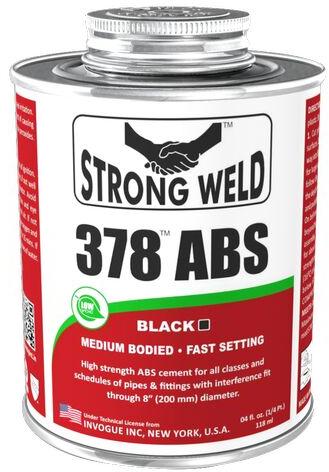 Strong Weld ABS Solvent Cement, Packaging Size : 270 ml