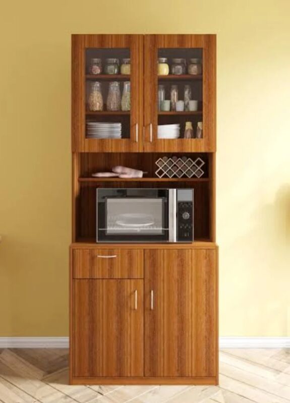 Brown Wooden Crockery Unit