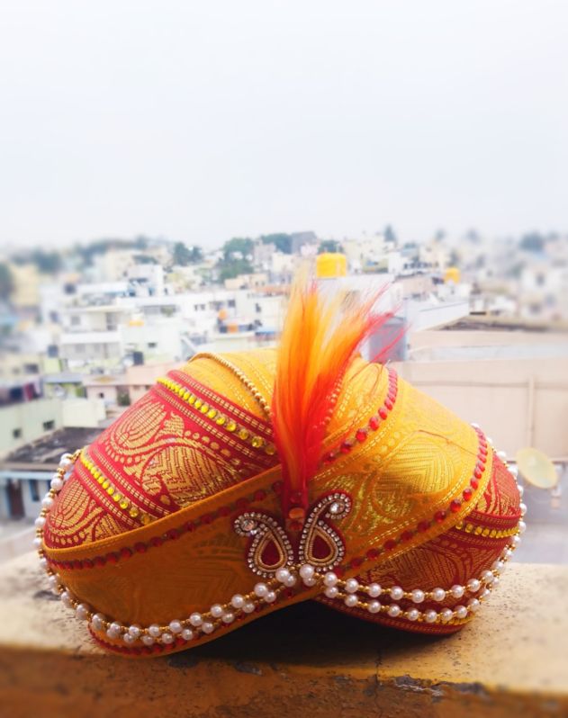 Fancy turban Mysore peta 2, Size : L