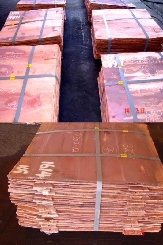 Brass High Quality Copper Cathodes, for Industrial