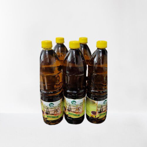 1 Liter Cold Pressed Mustard Oil, for Cooking, Packaging Type : Bottle