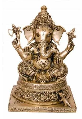 Brass Ganesha Statue