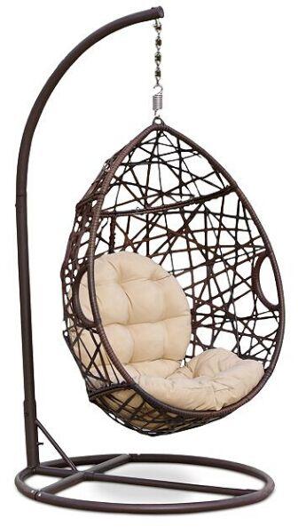 Arvabil Handmade Rattan Hanging Swing Chair for Outdoor and Indoor