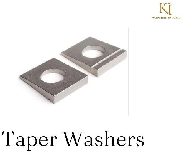 Black Square Taper Washers, For Fittings, Size : M12-m24