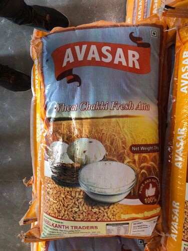 Chakki Fresh Wheat Atta (25 Kg), Grade : Food Grade
