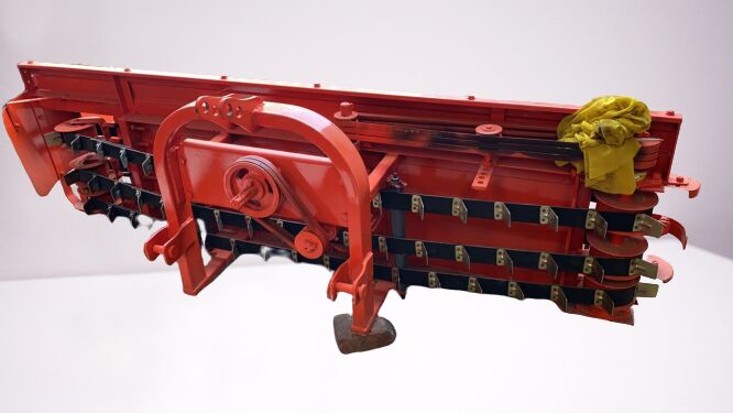 Diesel Manual Tractor Front Mounted Reaper, for Agriculture Use, Color : Red