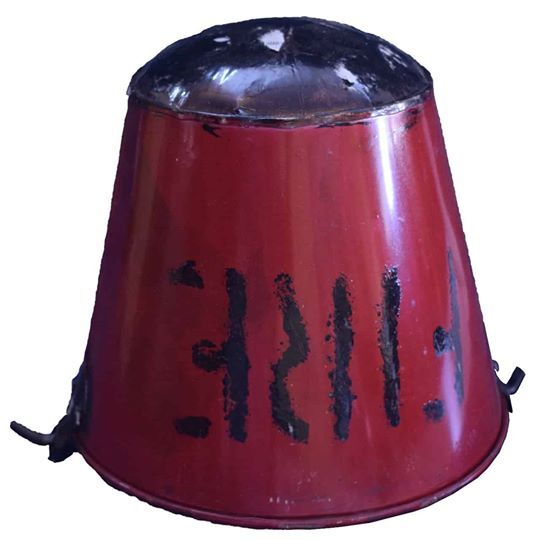 Polished Metal Fire Bucket