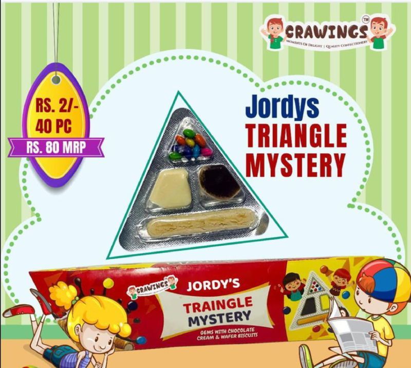 Crawings Jordys Triangle Mystery Wafer
