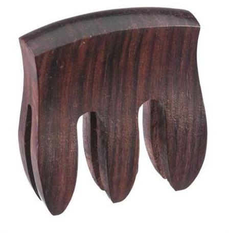 Brown Polished Wooden Double Bass Mute, for Violin Use, Size : Standard