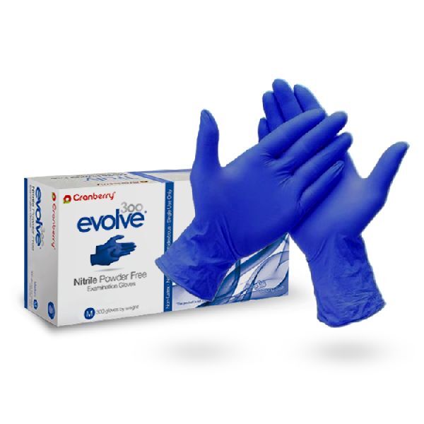 Cranberry Evolve 300 Powder Free Nitrile Gloves