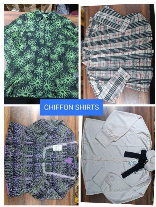 Used Imported Second Hand Chiffon Shirt