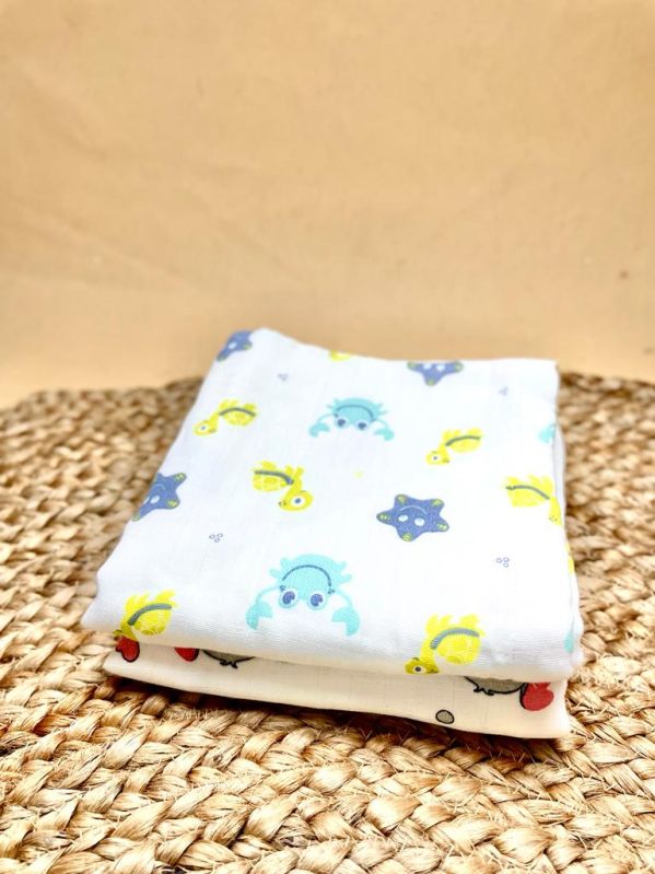 Muslin Printed Cotton Towels, Feature : High Absorbent