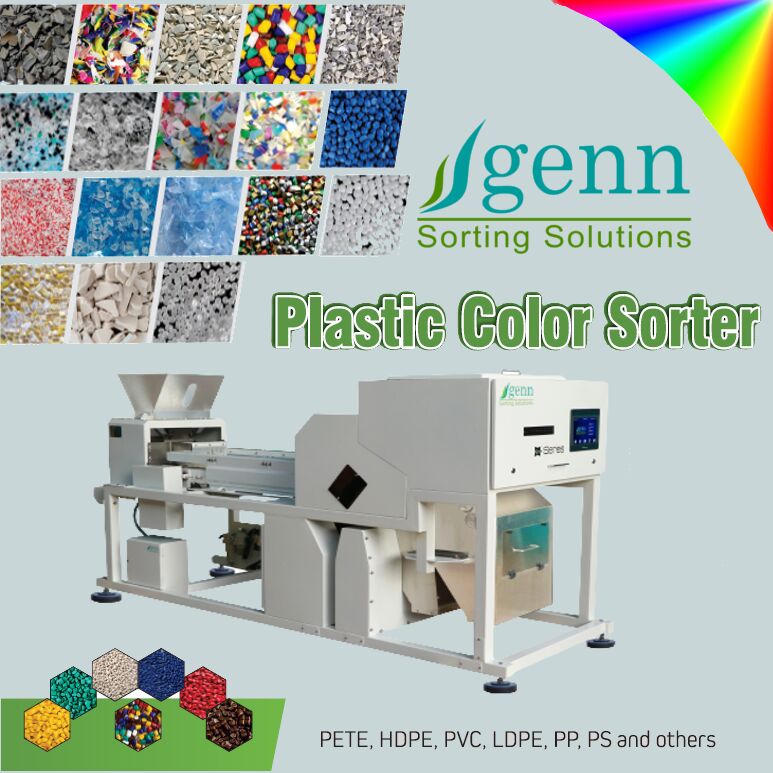 GENN 1000-2000kg Plastic Belt Color Sorter, for Multicommodity