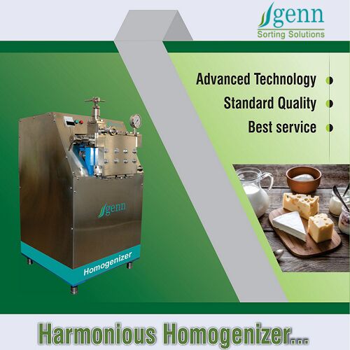 GENN Polished Homogenizer Machine Advanced, for Food Industry