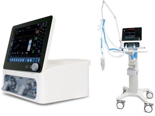 Metal ICU Ventilator, for Hospital, Display Type : Digital