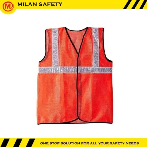 Polyester Safety Jacket, for Construction, Traffic Control, Wear Type : Reflective