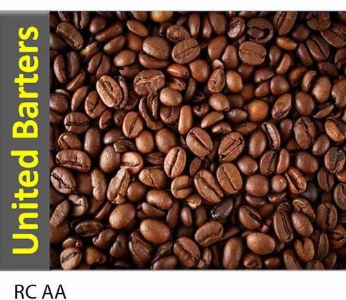 Brown RC AA Robusta Roasted Coffee Beans, Shelf Life : 6 Months