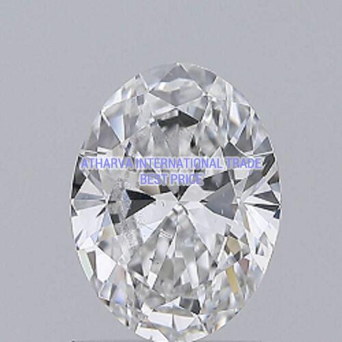 Oval cut CVD 0.90ct Diamond F VS2 IGI Certified Lab Grown, Packaging Type : Per Customer Demand