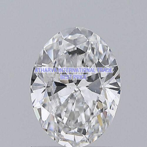 Oval Cut Cvd 0.90ct Diamond F Vs2 Igi Certified Lab Grown, Packaging Type : Per Customer Demand