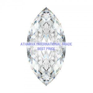 Polished marquise cut diamond, for Jewellery Use, Purity : VVS1, VVS2