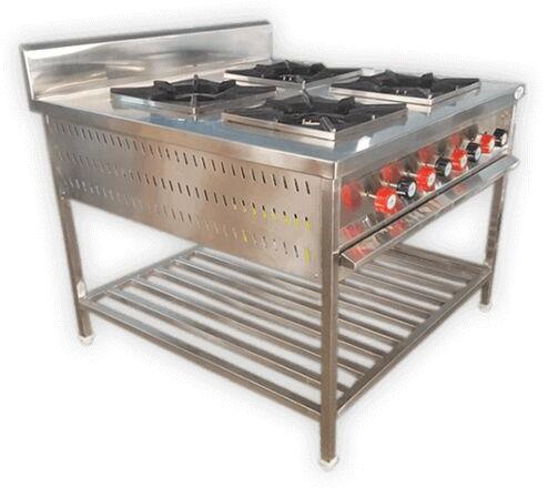 Synergy Technics Four Burner Cooking Range