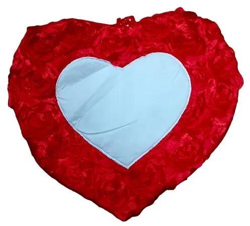 Heart Shaped Sublimation Pillows, Color : Red
