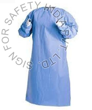 Disposable Isolation Gown Level 4, Color : Blue