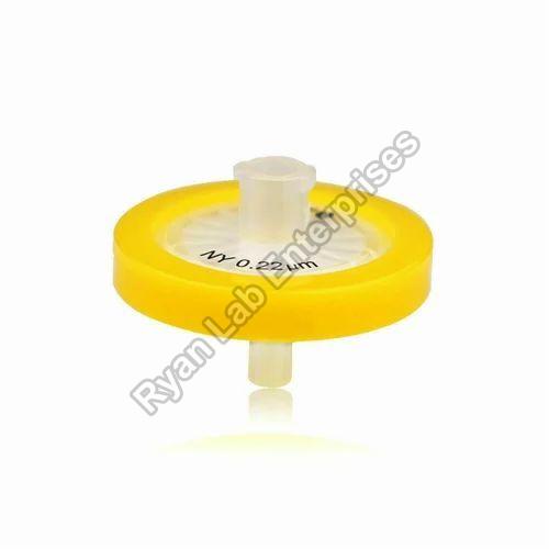 Round Nylon Syringe Filter, for Laboratory, Color : Yellow