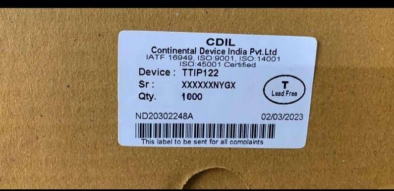 Power Transistor TIP122 CDIL