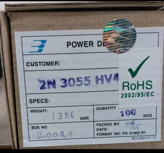 Bel 2n3055 hv4 Transistor