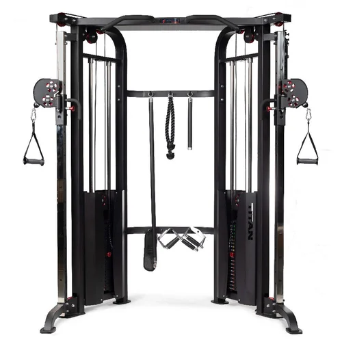 Functional Trainer Cable Machine, for Muscle Gain, Color : Black at Rs ...