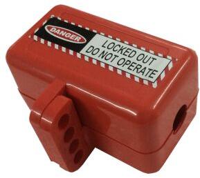 Plastic Mini Plug Lockout, for Electrical Earthing, Voltage : 220 V