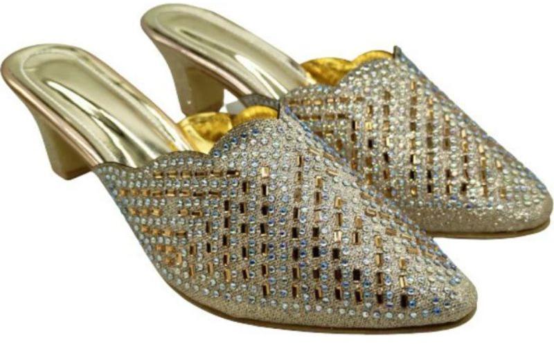 PU Diamond Rexin 200-250gm ladies fashion slippers, Style : Slip-On