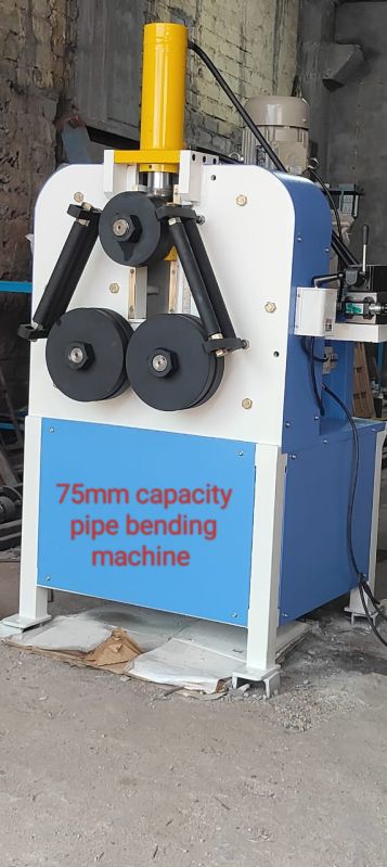 M.s 500-600kg hydraulic pipe bending machine, Production Capacity : 75mm
