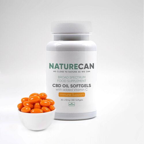 CBD Soft-gel Capsule with Vitamin C