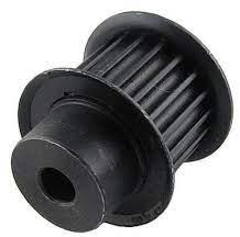 Black Polished Iron Stepper Motor Pulley, For Cnc Router, Size : Standard