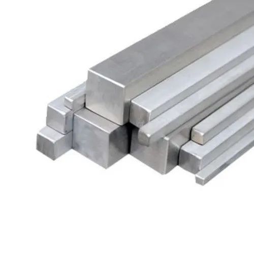 Stainless Steel Square Bar, for Industrial, Color : Silver