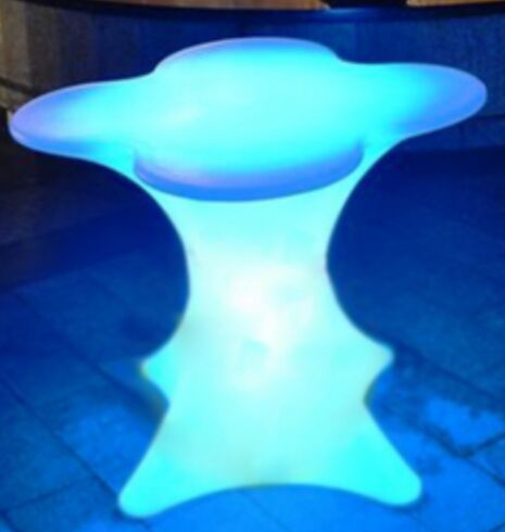 Polyethylene LED Flower Table, Color : Multicolor