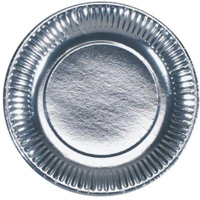 Silver Foil Paper Plates