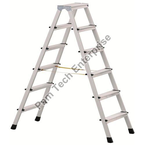 Polished Stainless Steel Step Ladders, for Construction, Home, Industrial, Feature : Durable, Heavy Weght Capacity