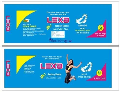 Lexa 280mm XL Cottony Straight Sanitary Napkin