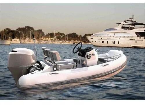 Rubber Rigid Inflatable Boats, Color : White