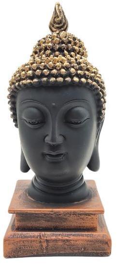Stone Buddha Statue Head Statue, for Home Decoration, Style : Modern