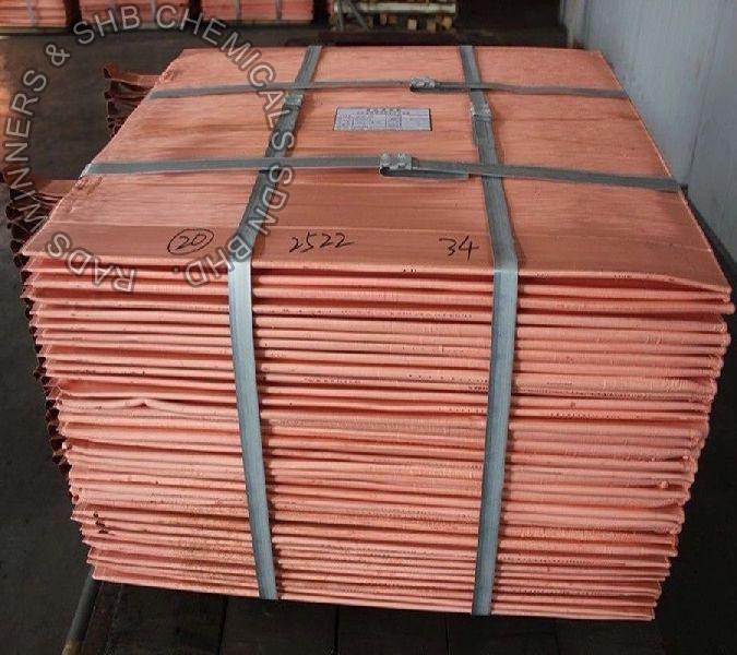 Copper cathodes, Grade : 5740